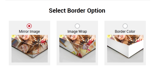 Select Border Option Select Border Option