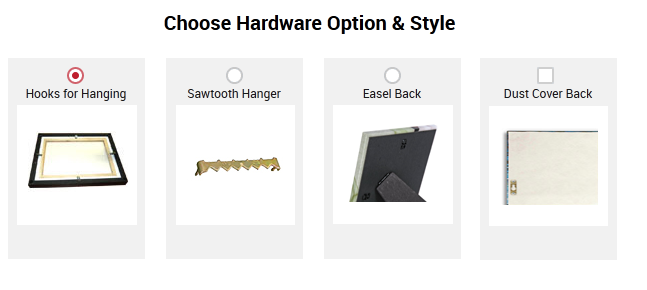 Choose Hardware Option and Style Choose Hardware Option and Style