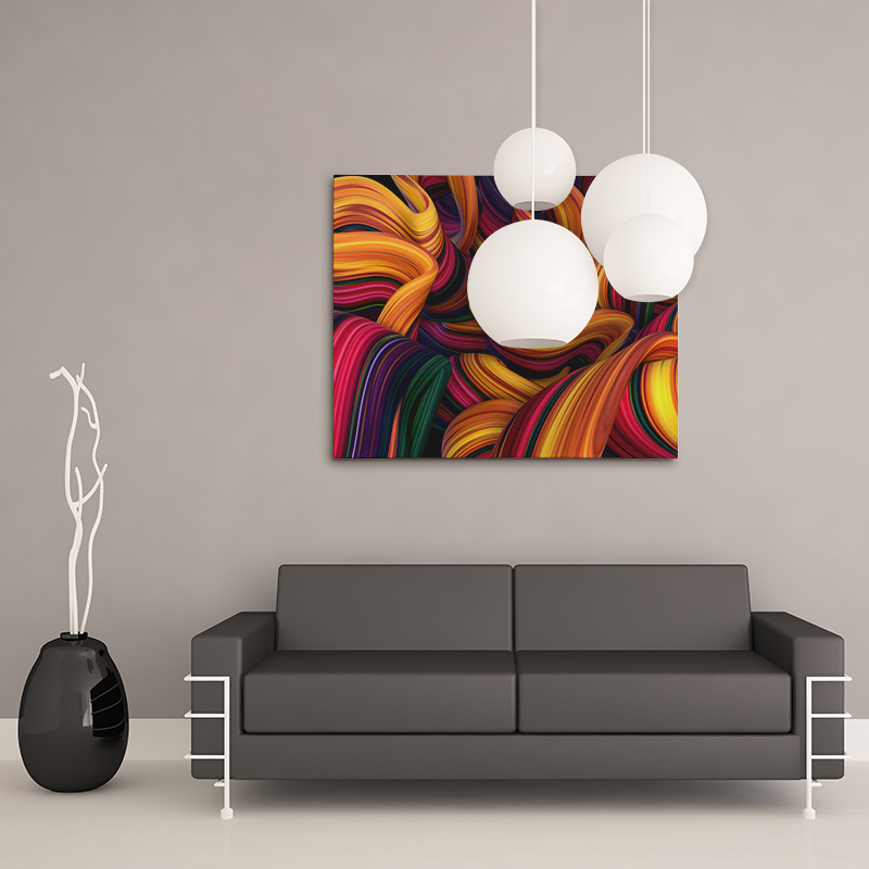 Easy Abstract On Canvas Print