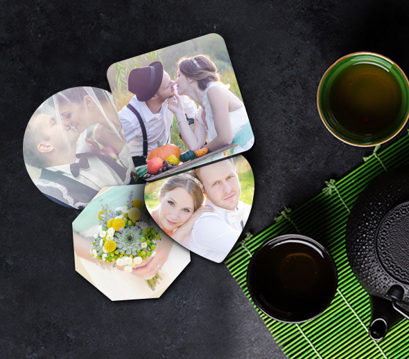 Custom Photo Coasters