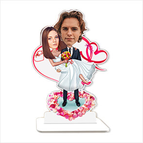 Custom Caricature Photo Stand