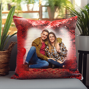 Custom Sequin Pillow