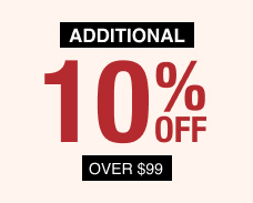 Additional 10% off over $99 - Code: CC10OFF