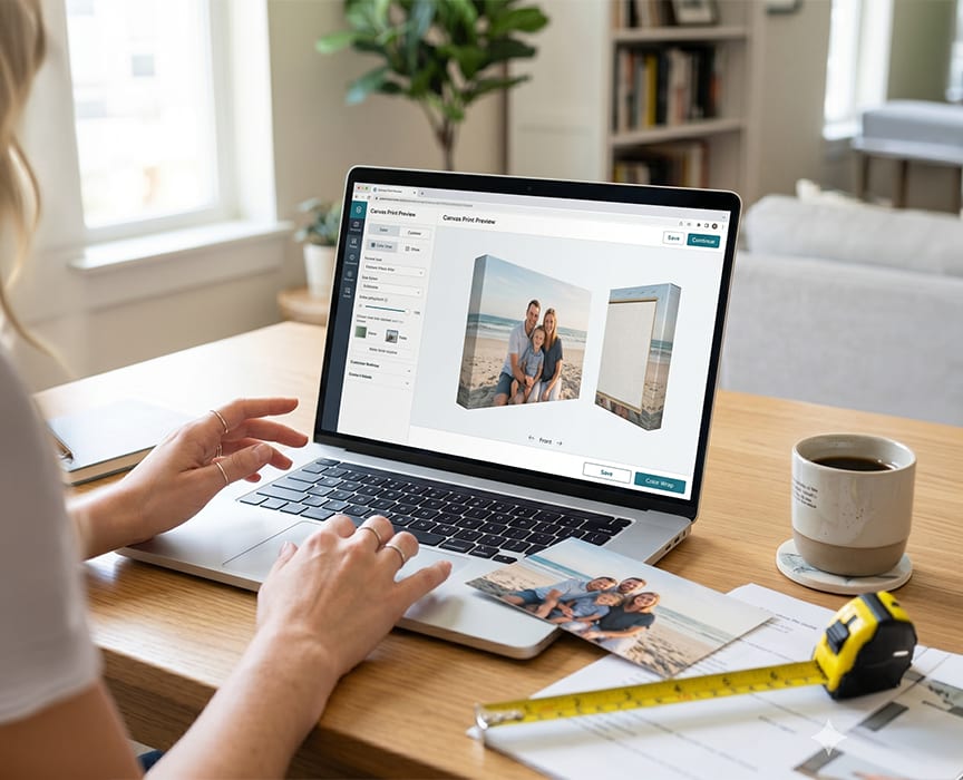 Preview the Canvas Before Ordering