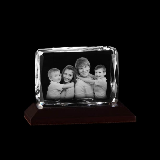 Personalized 3D Photo Crystal