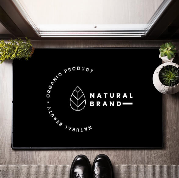 Elevate Your Entrance with custom door mats for business