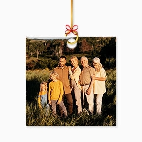 Family Photo Ornament