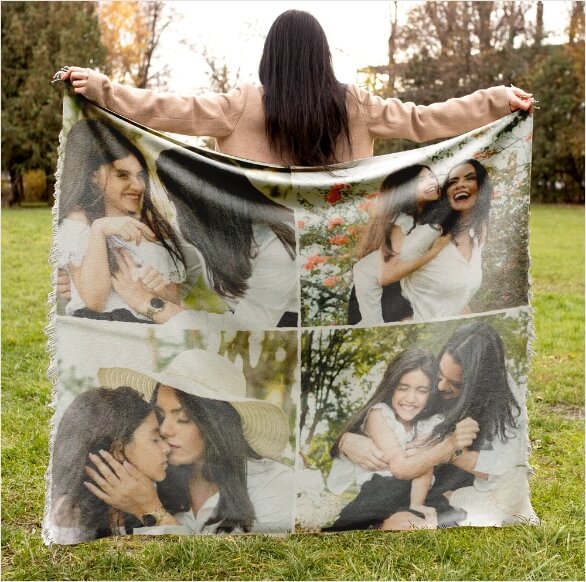 Design a Blanket with Multiple Photos