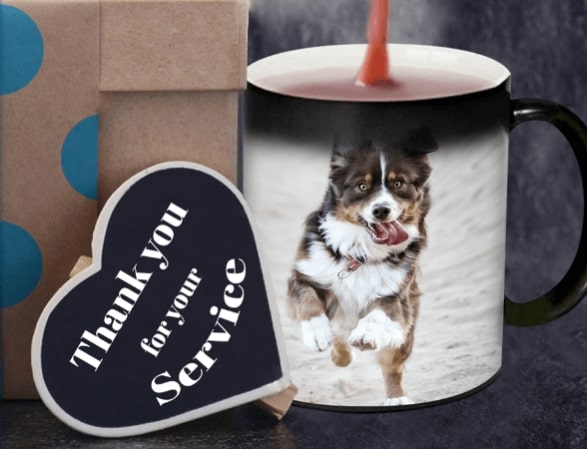 BRIGHTEN YOUR DAY WITH PET PHOTO MAGIC MUGS