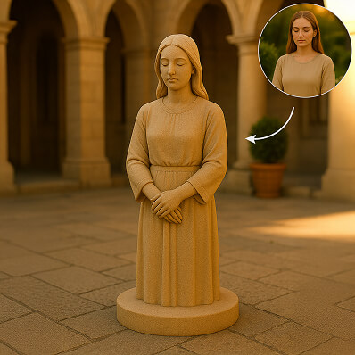 Custom Sandstone Statue