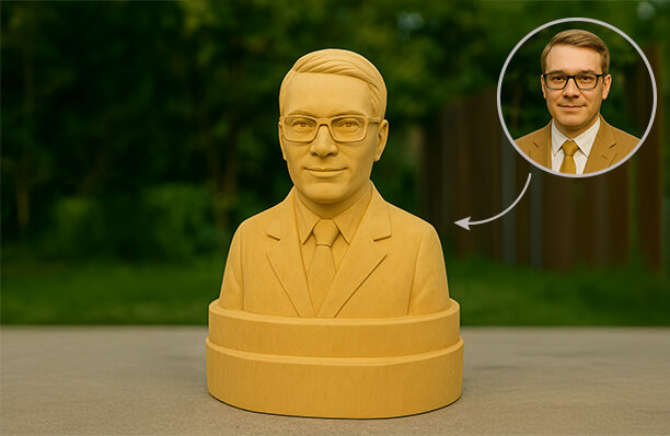 Custom Wood Statue