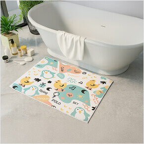 Custom Bathroom Rugs