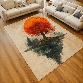 Custom Rug for Living Room