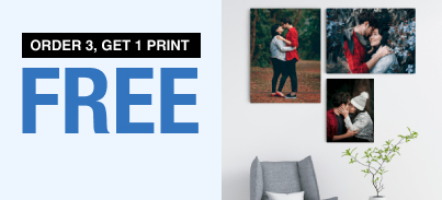 Order 3, Get 1 Print Free - Code: B3G1