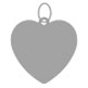 Heart Shape Keychain Pendant