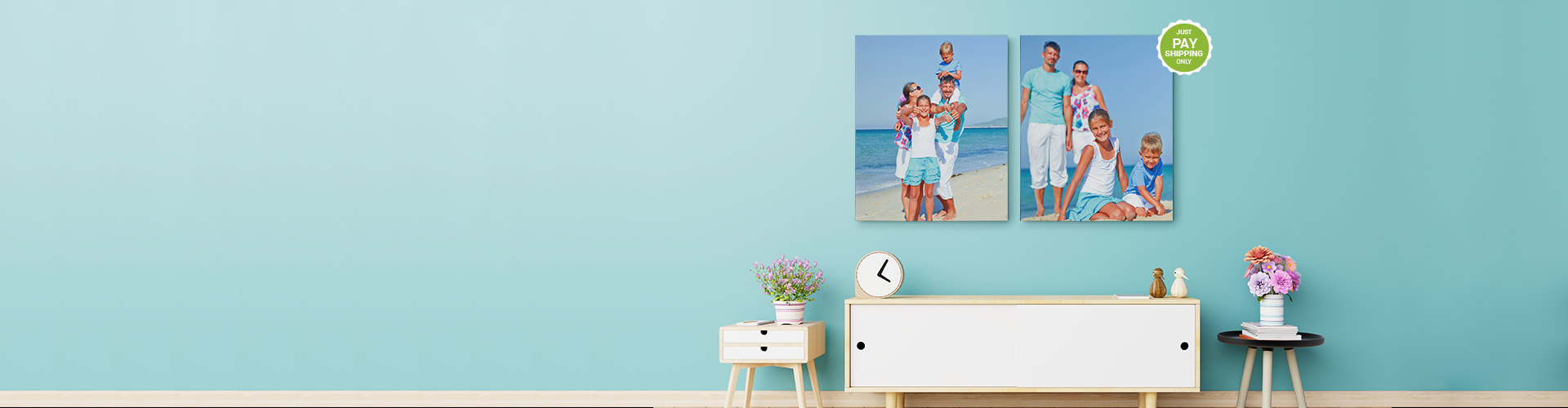 GET YOUR CANVAS PRINT ABSOLUTELY FREE 8" x 10" CANVAS