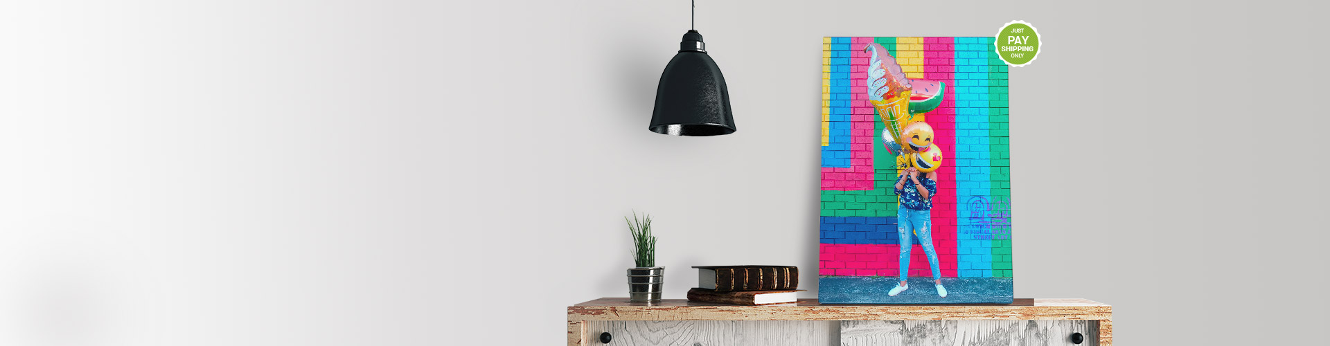 GET YOUR CANVAS PRINT ABSOLUTELY FREE 12" x 8" CANVAS