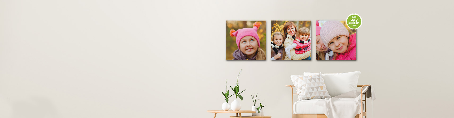GET YOUR CANVAS PRINT ABSOLUTELY FREE 8" x 8" CANVAS