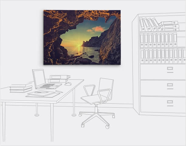 Epic Office Art on Large-Sized Canvas