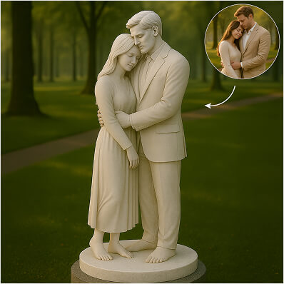 Family or Couple Statues