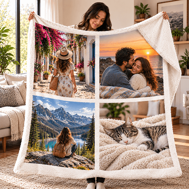 Custom Photo Blanket