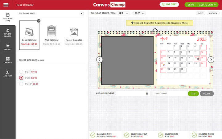 Custom Calendar Types