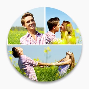 Circle Photo Coaster