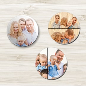 Round Photo Magnets