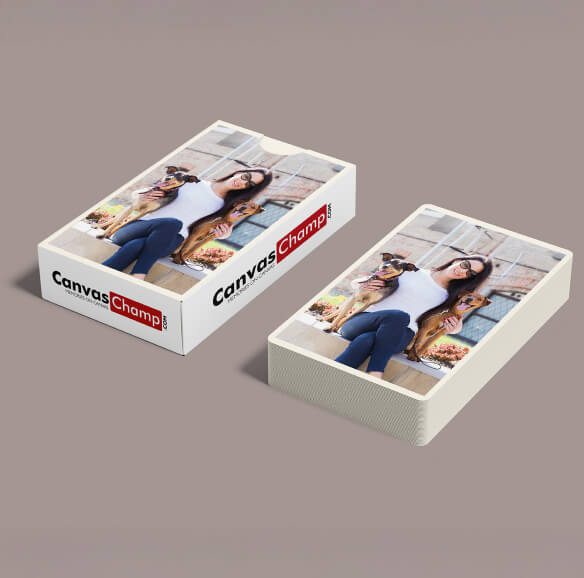 Personalize your custom playing cards your way
