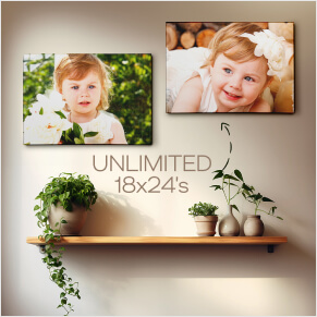 UNLIMITED 18x24's - Just $18.72/ea