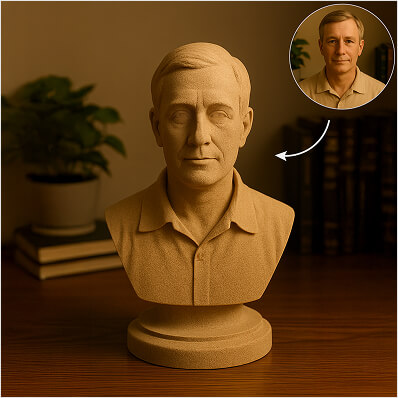 Sandstone Portrait Sculptures