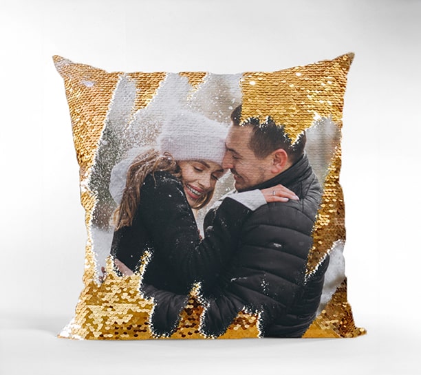 Magic sequin cushion hotsell