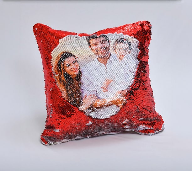 Custom Sequin Pillow