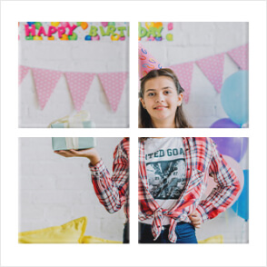 Multi-Panel Canvas for Birthday