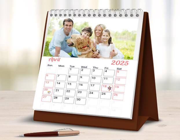 Personalized Desk Calendar