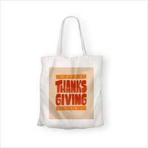 Thanksgiving Canvas Tote Bags